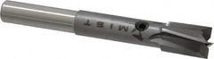 Made in USA - 11/32" Diam, 1/4" Shank, Diam, 4 Flutes, Straight Shank, Interchangeable Pilot Counterbore - Eagle Tool & Supply