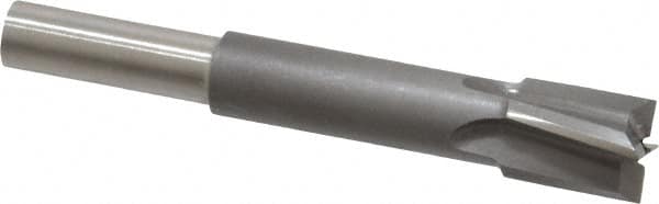Made in USA - 3/8" Diam, 1/4" Shank, Diam, 4 Flutes, Straight Shank, Interchangeable Pilot Counterbore - Eagle Tool & Supply