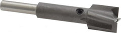 Made in USA - 19/32" Diam, 1/4" Shank, Diam, 4 Flutes, Straight Shank, Interchangeable Pilot Counterbore - Eagle Tool & Supply