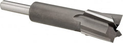 Made in USA - 11/16" Diam, 1/4" Shank, Diam, 4 Flutes, Straight Shank, Interchangeable Pilot Counterbore - Eagle Tool & Supply