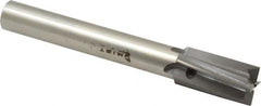 Made in USA - 5/8" Diam, 1/2" Shank, Diam, 4 Flutes, Straight Shank, Interchangeable Pilot Counterbore - Eagle Tool & Supply