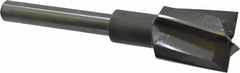 Made in USA - 1-5/16" Diam, 1/2" Shank, Diam, 4 Flutes, Straight Shank, Interchangeable Pilot Counterbore - Eagle Tool & Supply