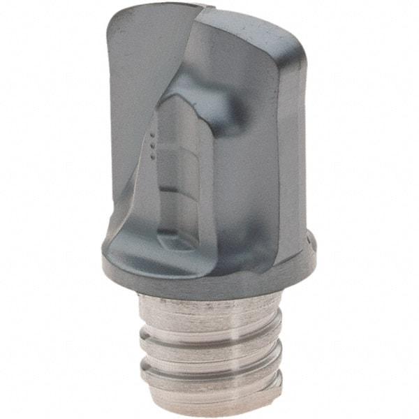 Iscar - MM FF Grade IC908 Carbide End Milling Tip Insert - TiAlN Finish, 2 Flutes, 1/2" Cutting Diam, 0.027" Depth of Cut, 0.591" Extension - Eagle Tool & Supply