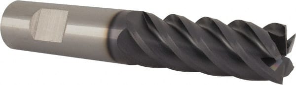 SGS - 5/8" Diam, 1-5/8" Length of Cut, 5/8" Shank Diam, 3-1/2" OAL, 5 Flute Solid Carbide Square End Mill - Eagle Tool & Supply