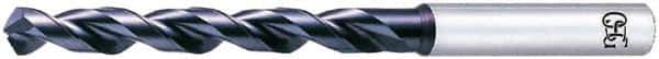 OSG - 0.1575" 120° Powdered Metal Jobber Drill - V Finish, Right Hand Cut, Parabolic Flute, Straight Shank, 75mm OAL, Standard Point - Eagle Tool & Supply