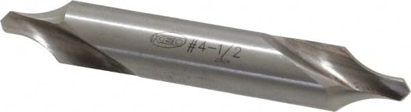 Keo - #4-1/2 Radius Cut 60° Incl Angle High Speed Steel Combo Drill & Countersink - Eagle Tool & Supply