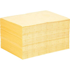 Pads, Rolls & Mats; Product Type: Pad; Application: Universal; Overall Length (Inch): 20 in; Total Package Absorption Capacity: 22 gal; Material: Polypropylene; Fluids Absorbed: Water; Solvents; Universal; Oil; Coolants; Absorbency Weight: Heavy; Width (D