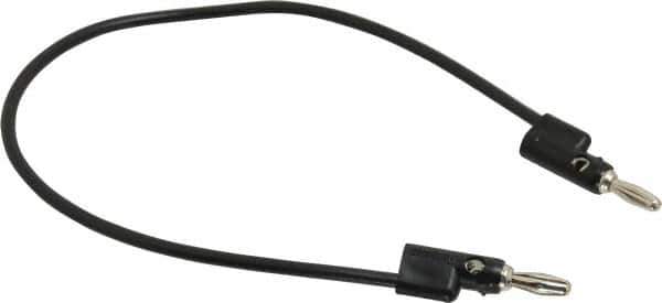 Pomona - Black Electrical Test Equipment Banana Plug - Use with 1581, 4702 Banana Plugs, Standard Banana Plugs - Eagle Tool & Supply