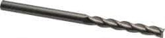 Kennametal - 1/4", 1-3/4" LOC, 1/4" Shank Diam, 4" OAL, 3 Flute, Solid Carbide Square End Mill - Single End, Uncoated, Spiral Flute, 37° Helix, Centercutting, Right Hand Cut, Right Hand Flute, Series AADE - Eagle Tool & Supply