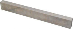 Cleveland - M2 High Speed Steel Rectangular Tool Bit Blank - 1/2" Wide x 1" High x 8" OAL, 2 Beveled Ends, 10° Bevel Angle, Ground - Exact Industrial Supply