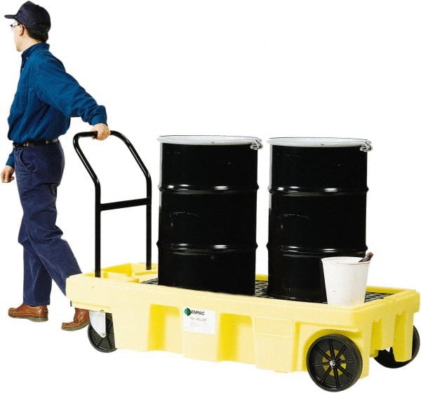 Enpac - Mobile Spill Containment Type: Spill Control Cart Number of Drums: 2 - Eagle Tool & Supply