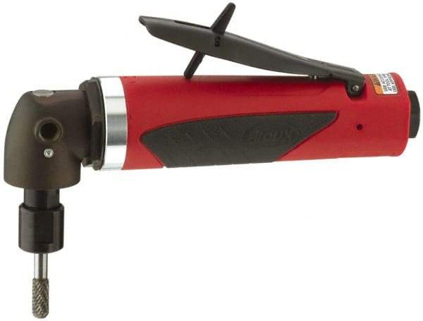 Sioux Tools - 1/4" Collet, Angle Handle, Angle Air Die Grinder - 15,000 RPM, Rear Exhaust, 30 CFM, 1 hp, 6.21 bar, 1/4 NPT - Eagle Tool & Supply