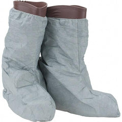 Dupont - Size Universal, ProShield 3, Non-Skid Boot Cover - Grey, Non-Chemical Resistant - Eagle Tool & Supply