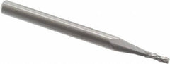 Accupro - 1/16" Diam, 3/16" LOC, Plain End, Solid Carbide Diamond Pattern Router Bit - Right Hand Cut, 1-1/2" OAL, 1/8" Shank Diam, Use on Fiberglass - Eagle Tool & Supply