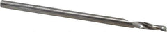 Accupro - 3mm Cutting Diam x 12mm Length of Cut, 1 Flute, Upcut Spiral Router Bit - Uncoated, Right Hand Cut, Solid Carbide, 64mm OAL x 3mm Shank Diam, Single Edge, 21° Helix Angle - Eagle Tool & Supply