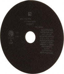 Tru-Maxx - 8" 46 Grit Aluminum Oxide Cutoff Wheel - 1/16" Thick, 1-1/4" Arbor, 4,536 Max RPM, Use with Stationary Tools - Eagle Tool & Supply