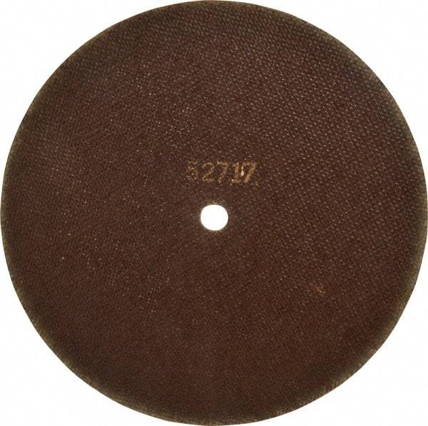 Tru-Maxx - 10" 46 Grit Aluminum Oxide Cutoff Wheel - 1/16" Thick, 5/8" Arbor, 6,112 Max RPM, Use with Stationary Tools - Eagle Tool & Supply