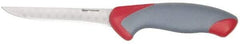 Clauss - 5" Long Blade, Stainless Steel, Fine Edge, Boning Knife - 10-3/4" OAL, Comfort Grip Handle - Eagle Tool & Supply