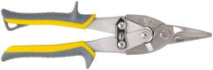 Clauss - 1-3/4" Length of Cut, Straight Pattern Aviation Snip - 10-1/4" OAL, Nonslip Spring Assisted Grip Handle, 22 AWG Steel Capacity - Eagle Tool & Supply