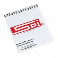 SPI - Inspection Label - Legend: Calibrate Before Each Use, English, Red & White, 2" Long x 1/2" High, No Coating - Eagle Tool & Supply