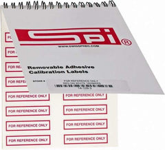 SPI - Inspection Label - Legend: For Reference Only, English, Red & White, 2" Long x 1/2" High, No Coating - Eagle Tool & Supply