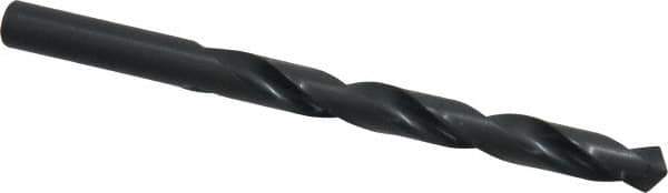 Hertel - 23/64" 118° High Speed Steel Jobber Drill - Oxide Finish, Right Hand Cut, Spiral Flute, Straight Shank, 4-7/8" OAL, Standard Point - Eagle Tool & Supply