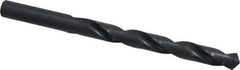Hertel - 23/64" 118° High Speed Steel Jobber Drill - Oxide Finish, Right Hand Cut, Spiral Flute, Straight Shank, 4-7/8" OAL, Standard Point - Eagle Tool & Supply