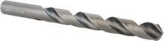 Hertel - 1/2" 118° High Speed Steel Jobber Drill - Oxide Finish, Right Hand Cut, Spiral Flute, Straight Shank, 6" OAL, Standard Point - Eagle Tool & Supply