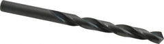 Hertel - Letter U 118° High Speed Steel Jobber Drill - Oxide Finish, Right Hand Cut, Spiral Flute, Straight Shank, 5" OAL, Standard Point - Eagle Tool & Supply