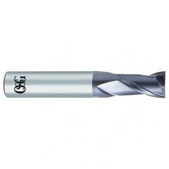 2mm Dia. - 45mm OAL - Diamond CBD - 30° Helix - Square End SE EM - 2 FL - Eagle Tool & Supply