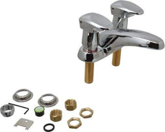 Moen - Knob Metering Handle, Deck Plate Bathroom Faucet - Two Handle, No Drain, Standard Spout - Eagle Tool & Supply