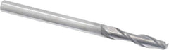 OSG - 1/8", 1/2" LOC, 1/8" Shank Diam, 1-3/4" OAL, 2 Flute, Solid Carbide Square End Mill - Single End, Diamond Finish, Spiral Flute, 30° Helix, Centercutting, Right Hand Cut, Right Hand Flute, Series 7020 - Eagle Tool & Supply