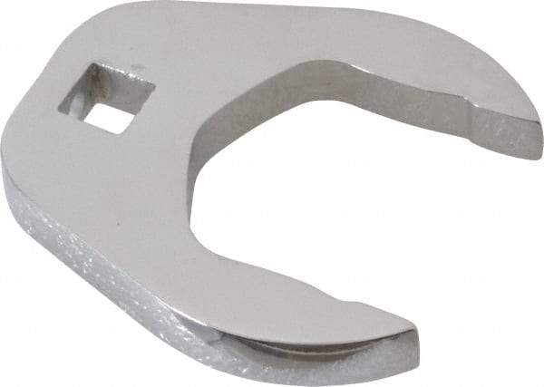 Proto - 1-7/16" 3/8" Drive Chrome Open End Crowfoot Wrench - 2.4" Head Diam x 0.38" Head Thickness - Eagle Tool & Supply