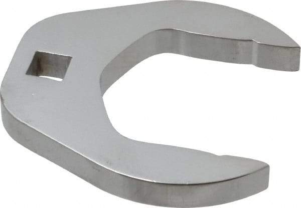 Proto - 1-3/4" 3/8" Drive Chrome Open End Crowfoot Wrench - 2.9" Head Diam x 0.38" Head Thickness - Eagle Tool & Supply