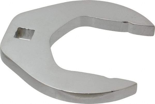 Proto - 1-15/16" 3/8" Drive Chrome Open End Crowfoot Wrench - 3.34" Head Diam x 0.38" Head Thickness - Eagle Tool & Supply