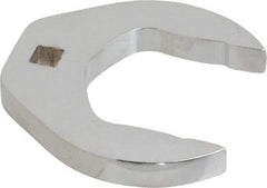 Proto - 2" 3/8" Drive Chrome Open End Crowfoot Wrench - 3.47" Head Diam x 1/2" Head Thickness - Eagle Tool & Supply