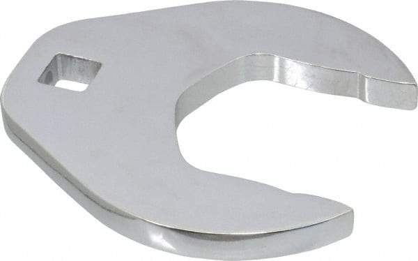 Proto - 1-7/8" 12 Point 1/2" Drive Full Polish Chrome Open End Crowfoot Wrench - 3-23/32" Head Diam x 1/2" Head Thickness, 3-19/32" OAL - Eagle Tool & Supply