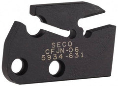 Seco - 0.197" Blade Width, 7.02" OAL, Single End Indexable Cut-Off Blade - 0.866" Max Depth of Cut, CFJN Blade, MDT Series - Eagle Tool & Supply
