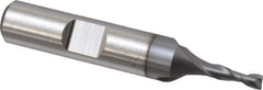 Niagara Cutter - 1/8", 3/8" LOC, 3/8" Shank Diam, 2-5/16" OAL, 2 Flute, Cobalt Square End Mill - Single End, TiCN Finish, Spiral Flute, 30° Helix, Centercutting, Right Hand Cut, Right Hand Flute, Series SP205 - Eagle Tool & Supply
