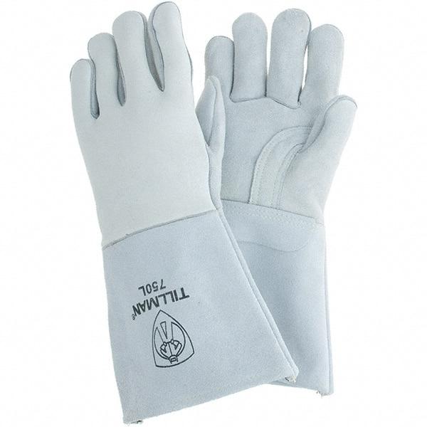 TILLMAN - Welder's & Heat Protective Gloves - MP (L) TOP GRAIN ELSKIN WELDER GLOVES JT - Eagle Tool & Supply