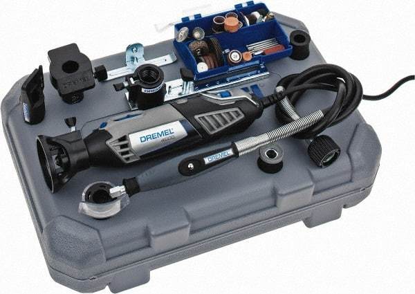 Dremel - 120 Volt, Electric Rotary Tool Kit - 5,000 to 35,000 RPM, 1.6 Amps - Eagle Tool & Supply