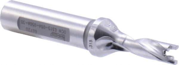 Iscar - 0.315" to 0.331" Diam, 3xD, 0.94" Max Depth, 1/2" Shank Diam, 3.32" OAL, Replaceable-Tip Drill - FCP, ICK, ICK-2M, ICM, ICP, iCP-2M Insert, 71322143 Toolholder, Series SumoCham - Eagle Tool & Supply