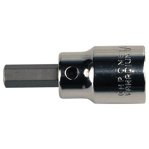 Hex Metric Bit Socket 3/8″ Square Drive with 1/4″ Replaceable Hex Bit 8 mm × 42 mm Overall Length - Eagle Tool & Supply