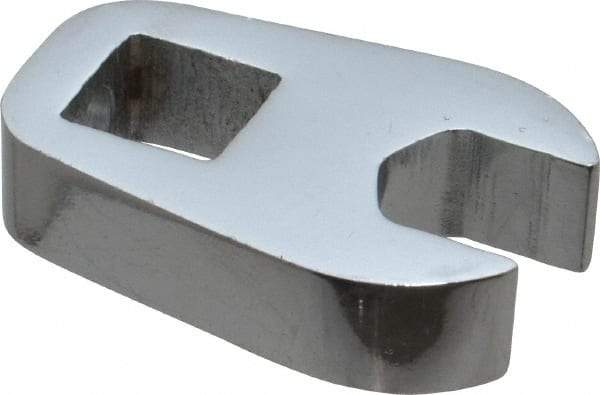 Proto - 10mm 3/8" Drive Chrome Crowfoot Wrench - 0.95" Head Diam x 1/4" Head Thickness, 1.17" OAL - Eagle Tool & Supply