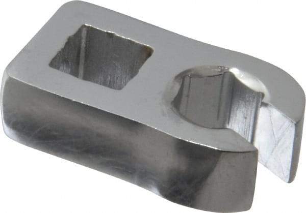 Proto - 3/8" 6 Point 3/8" Drive Chrome Flare Nut Crowfoot Wrench - 29/32" Head Diam x 1/4" Head Thickness, 1.81" OAL - Eagle Tool & Supply