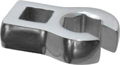 Proto - 12mm 6 Point 3/8" Drive Chrome Flare Nut Crowfoot Wrench - 1-3/32" Head Diam x 1/4" Head Thickness, 1-1/2" OAL - Eagle Tool & Supply