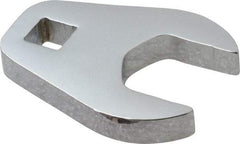 Proto - 22mm 3/8" Drive Chrome Crowfoot Wrench - 1-23/32" Head Diam x 1/4" Head Thickness, 2-7/32" OAL - Eagle Tool & Supply