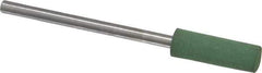 Value Collection - 5mm Max Diam x 15mm Long, Cylinder, Rubberized Point - Fine Grade, Ceramic, Mounted - Eagle Tool & Supply