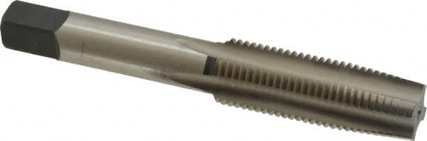 Cleveland - M14x1.50 Metric Fine 4 Flute Bright Finish High Speed Steel Straight Flute Standard Hand Tap - Taper, Right Hand Thread, 3-19/32" OAL, 1.66" Thread Length, D6 Limit, Oversize - Exact Industrial Supply