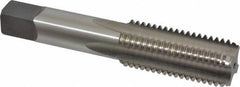 Cleveland - M24x3.00 Metric Coarse 6H 4 Flute Bright Finish High Speed Steel Straight Flute Standard Hand Tap - Bottoming, Right Hand Thread, 4.906" OAL, 2.22" Thread Length, D8 Limit, Oversize - Eagle Tool & Supply